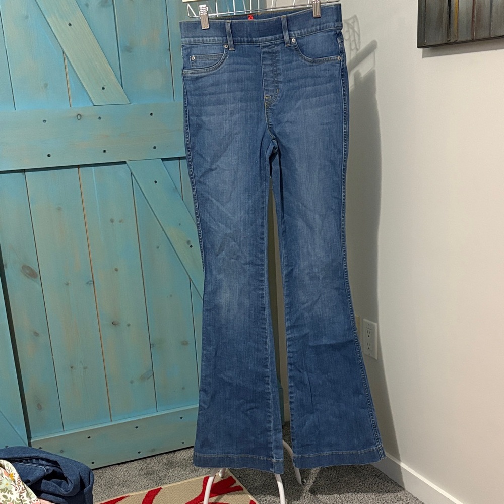 SPANX Women's Blue Flare Jeans